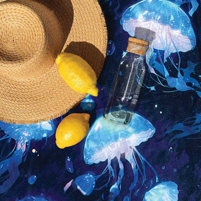 Jellyfish - Sand Free Beach Towel Sand-Free Towel JETTPROOF Calming Sensory Clothing Inspired by Jett 
