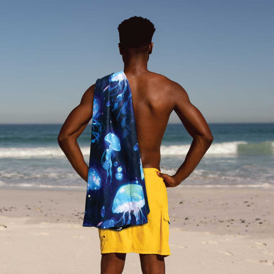 Jellyfish - Sand Free Beach Towel Sand-Free Towel JETTPROOF Calming Sensory Clothing Inspired by Jett 