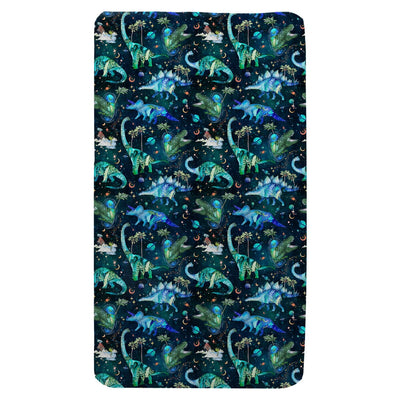 Jurassic Nights Sensory Fitted Bed Sheet Fitted Bed Sheet JettProof 