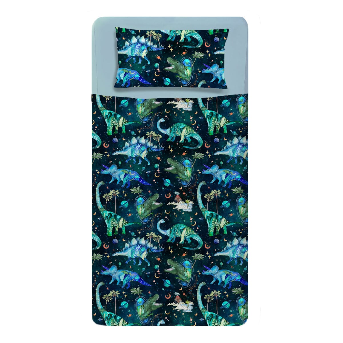 Jurassic Nights Calming Sensory Compression Sheet Compression Bed Sheet JettProof 