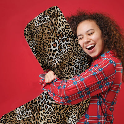 Leopard Curved Sensory Pillowcase Pillowcases JettProof.com.au 