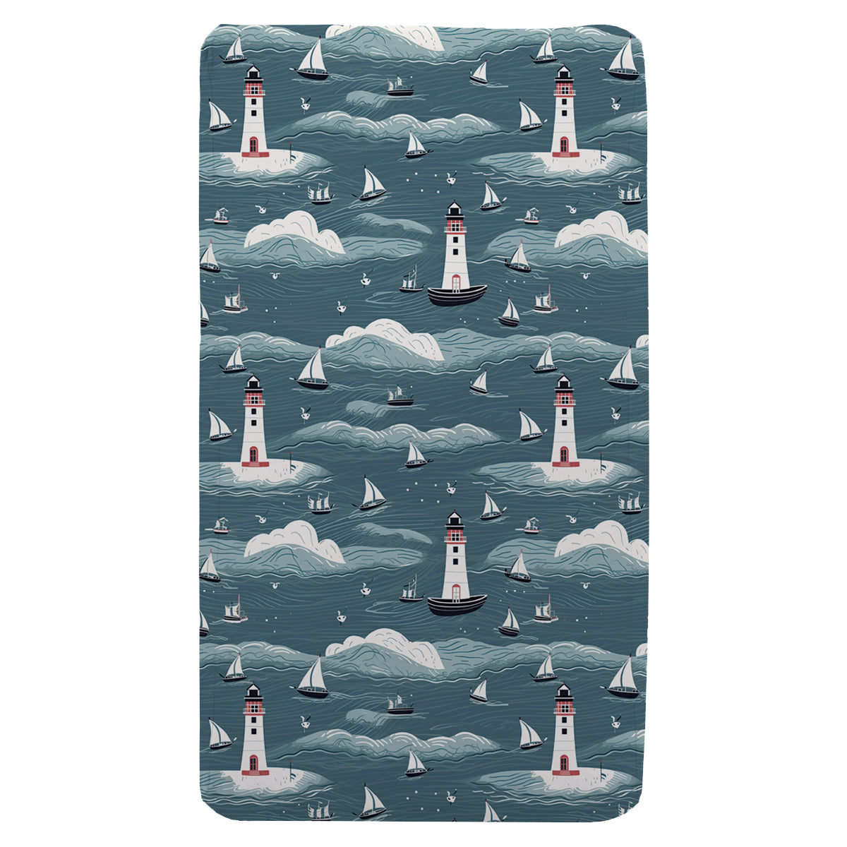 Lighthouse Sensory Fitted Bed Sheet