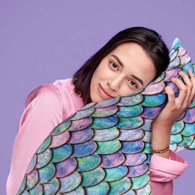 Mermaid Shimmer - Plush Pillowcase Sensory Pillowcase JettProof.com.au 