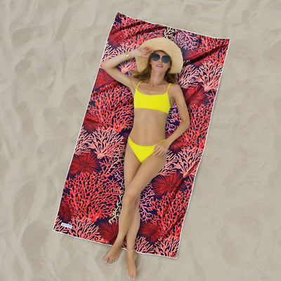 Midnight Coral - Sand Free Beach Towel Sand-Free Towel JETTPROOF Calming Sensory Clothing Inspired by Jett 