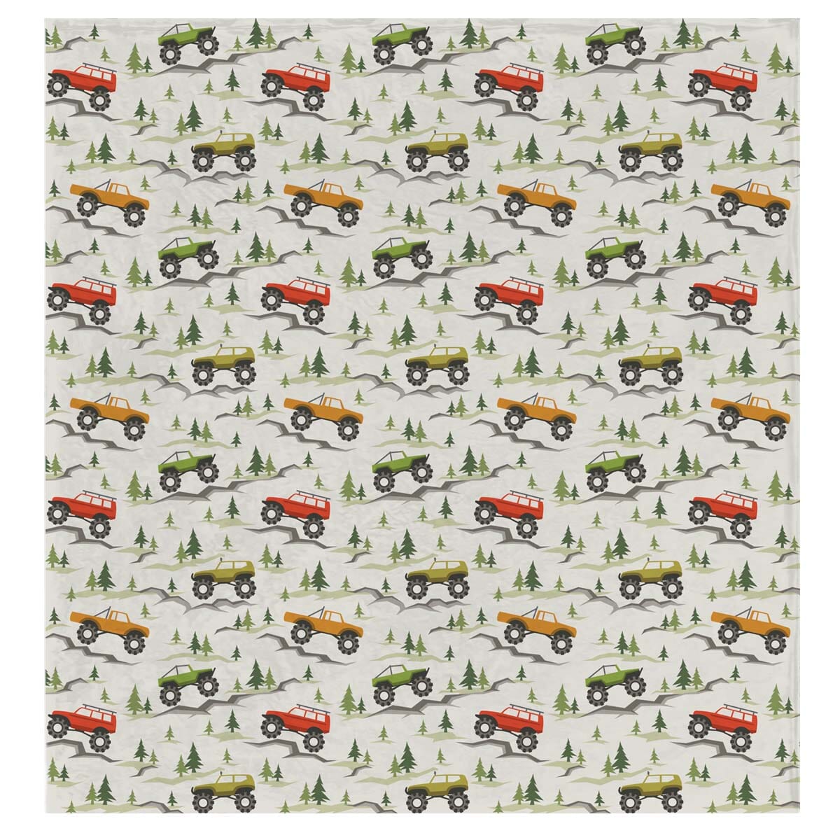 Mountain Trucks - Plush Blanket Plush Blanket JETTPROOF Calming Sensory Clothing Inspired by Jett Throw Blanket 130cm x 150cm 