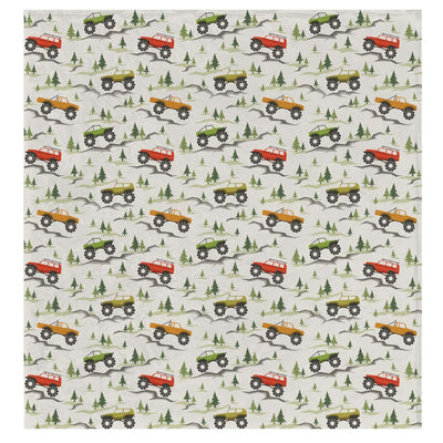Mountain Trucks - Plush Blanket Plush Blanket JETTPROOF Calming Sensory Clothing Inspired by Jett Throw Blanket 130cm x 150cm 