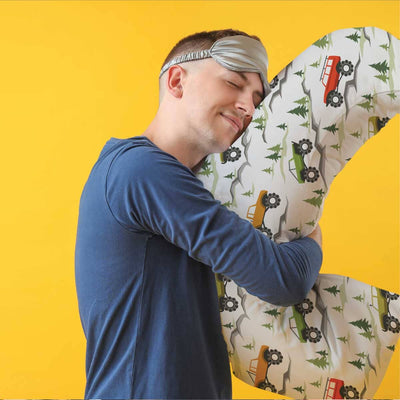 Mountain Trucks Curved Sensory Pillowcase Pillowcases JettProof.com.au 