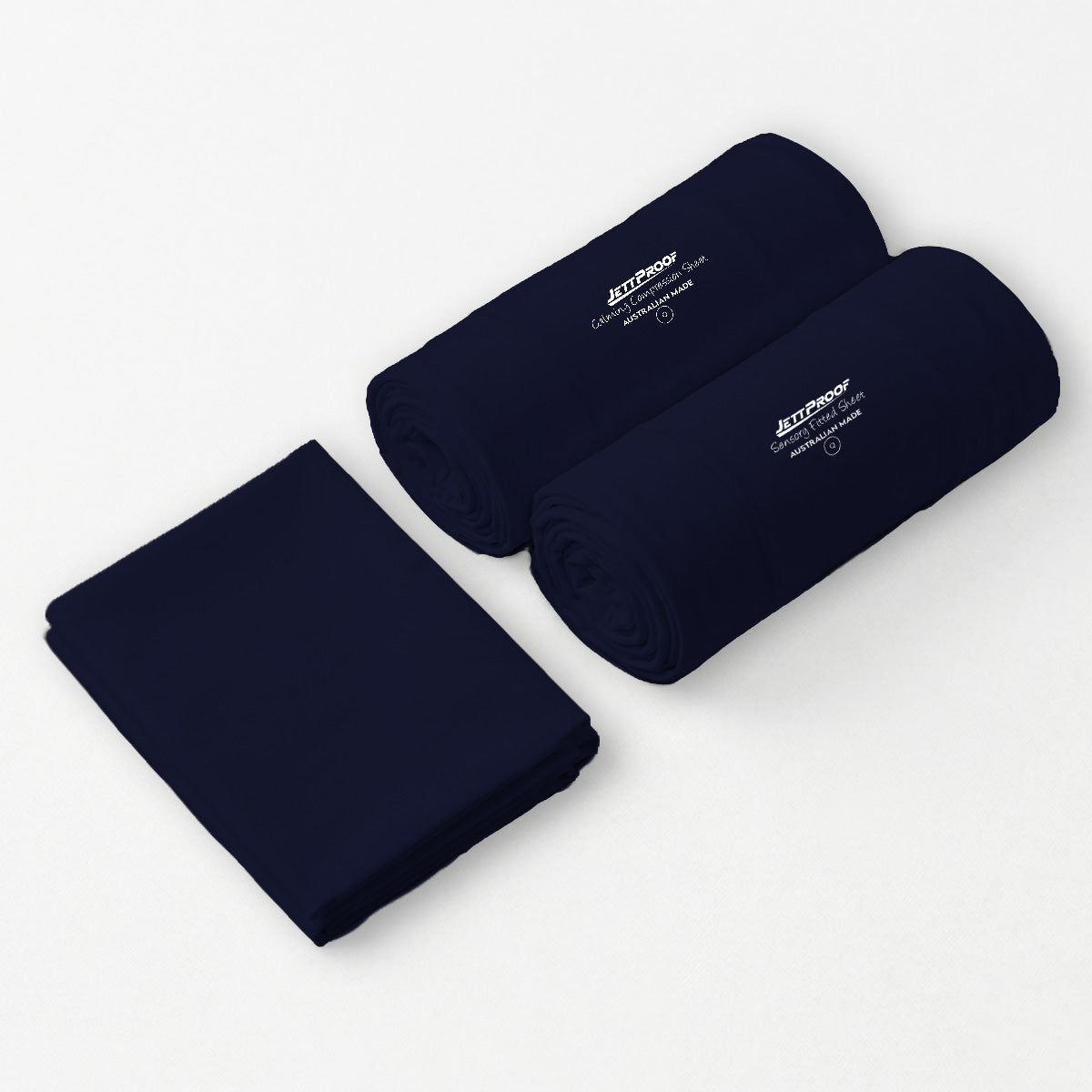 Navy - Calming Bedding Bundle – JETTPROOF Calming Sensory Clothing ...