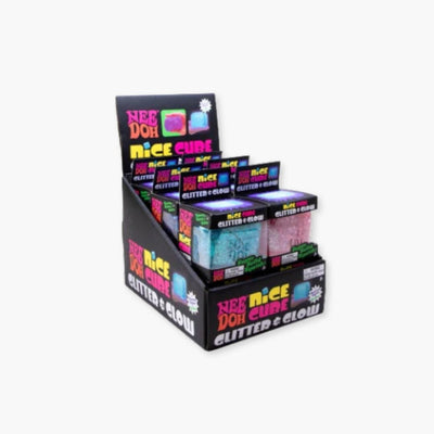 Nice Cube Glitter Glow NeeDoh - Assorted Sensory Toys JettProof 
