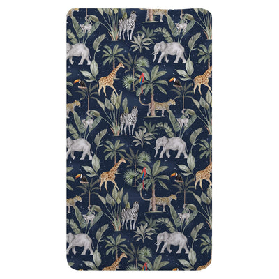 Night Safari Sensory Fitted Bed Sheet Fitted Bed Sheet JettProof.com.au 