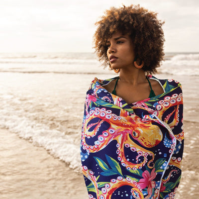 Octopus - Sand Free Beach Towel Sand-Free Towel JETTPROOF Calming Sensory Clothing Inspired by Jett 