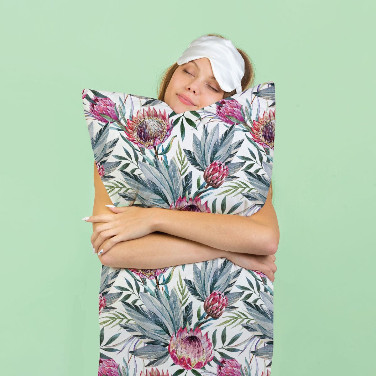 Pretty Protea - Sensory Body Pillow Cover Sensory Pillowcase JettProof 