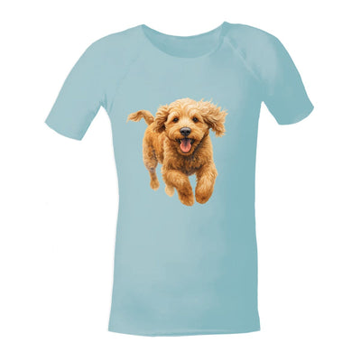 Sensory Shirt | Child | Puppies JettProof 1 (48 - 49cm) Sky 