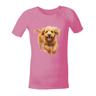 Sensory Shirt | Child | Puppies JettProof 1 (48 - 49cm) Pink 