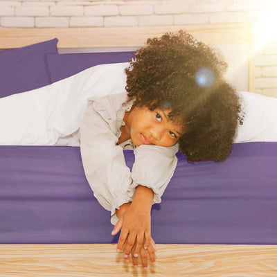 Purple Sensory Fitted Bed Sheet Sensory Fitted Bed Sheet JettProof.com.au 