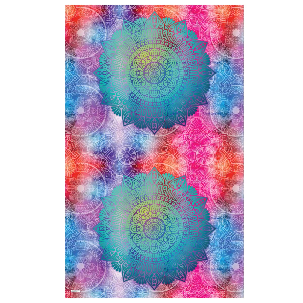 Rainbow Mandala - Jumbo Beach Blanket