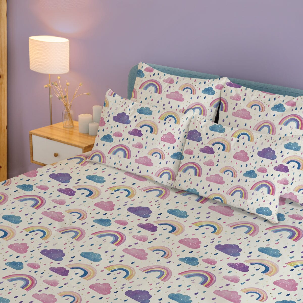 Rainbows Sensory Fitted Bed Sheet – JETTPROOF Calming Sensory Clothing ...