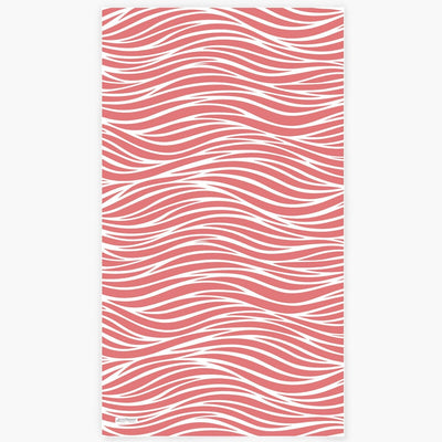 Ripples - Sand Free Beach Towel JettProof Coral 