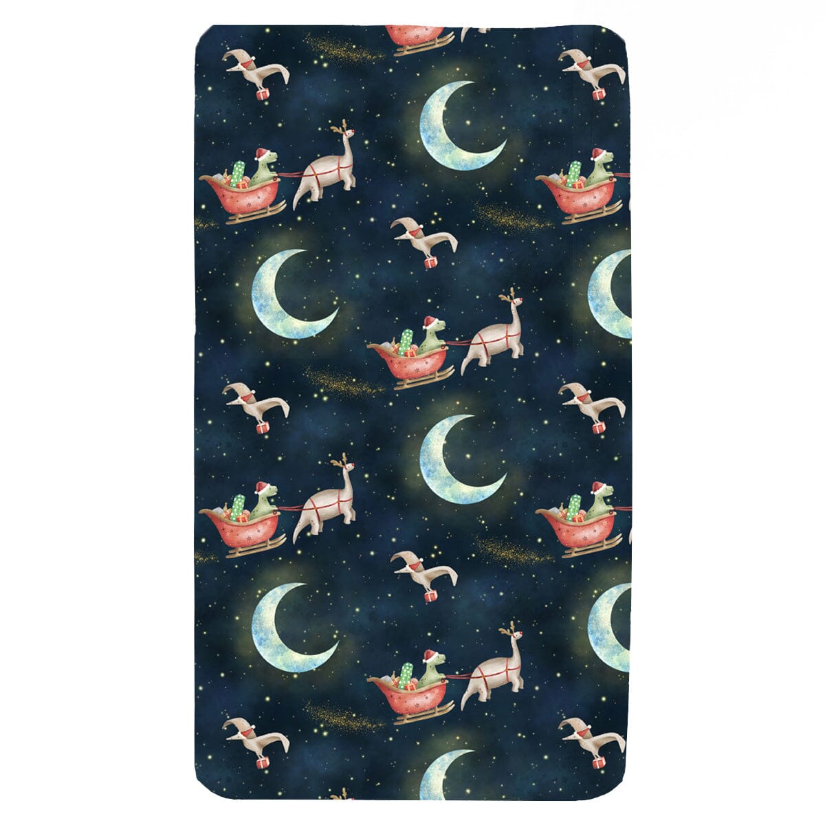 Santa Roars Sensory Fitted Bed Sheet