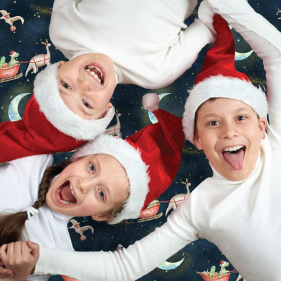 Santa Roars Sensory Fitted Bed Sheet