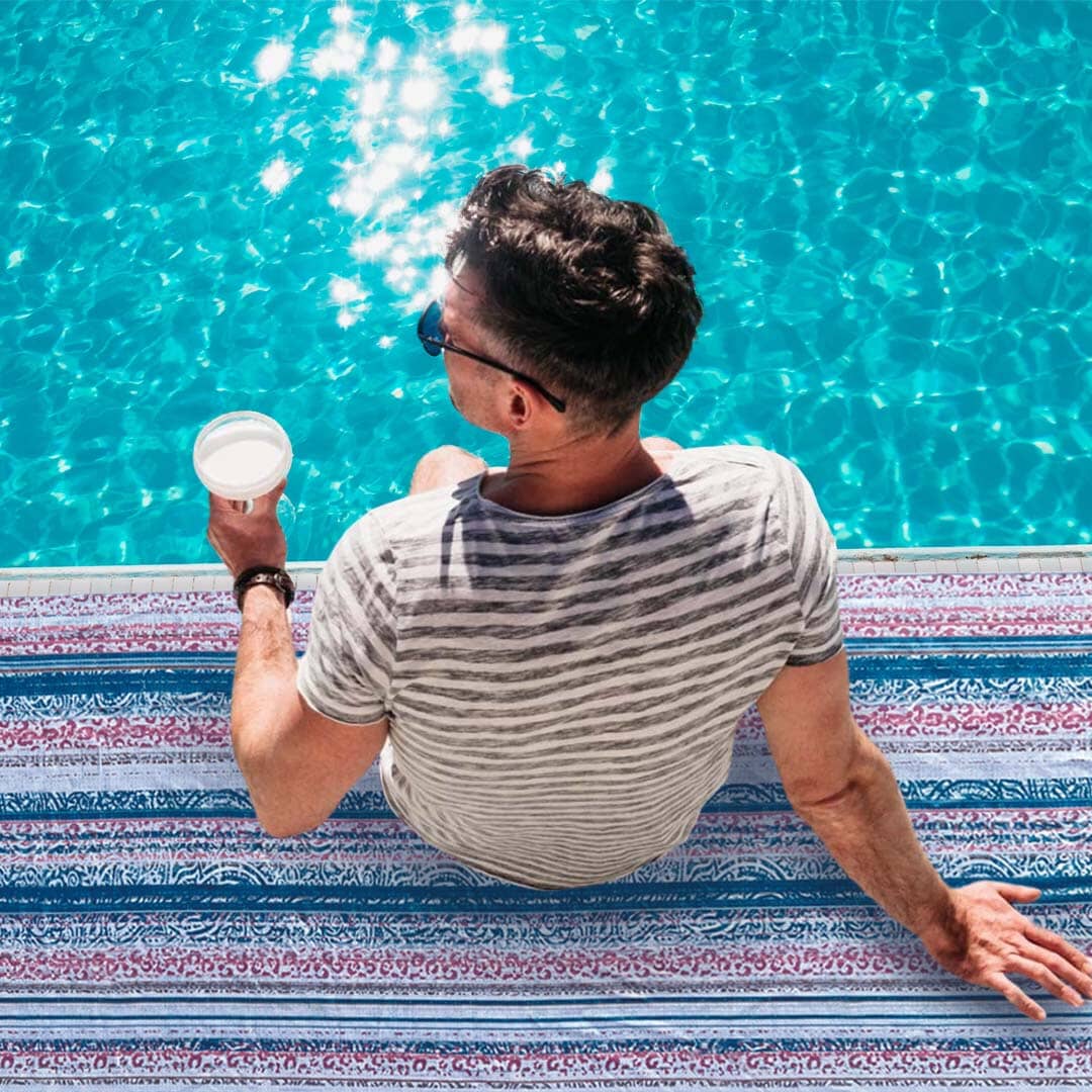 Santorini - Sand Free Beach Towel