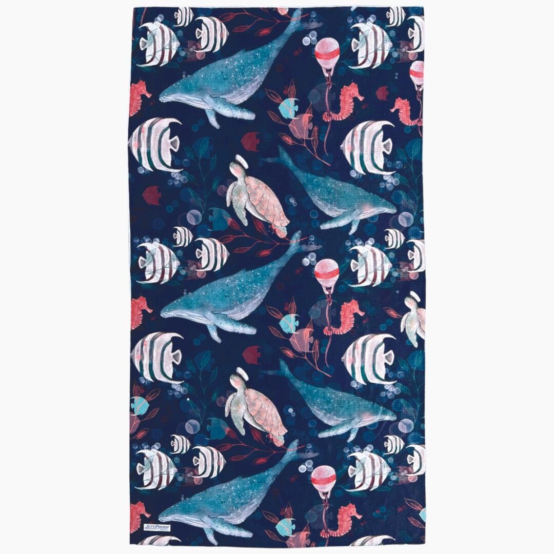 Sea Life - Kids Sand Free Beach Towel JETTPROOF Calming Sensory Clothing Inspired by Jett 