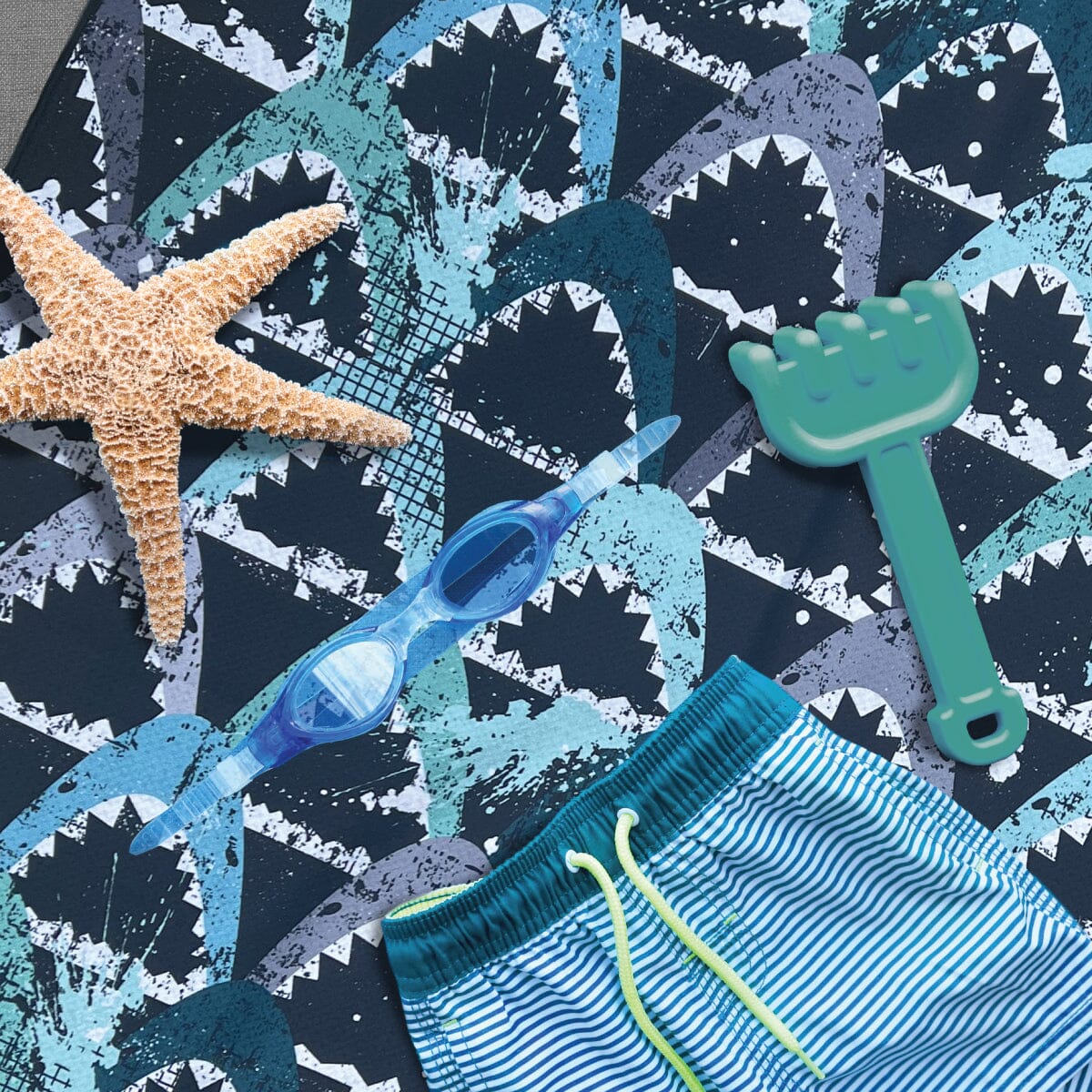 Sea Legends - Kids Sand Free Beach Towel Sand Free Towel JettProof 