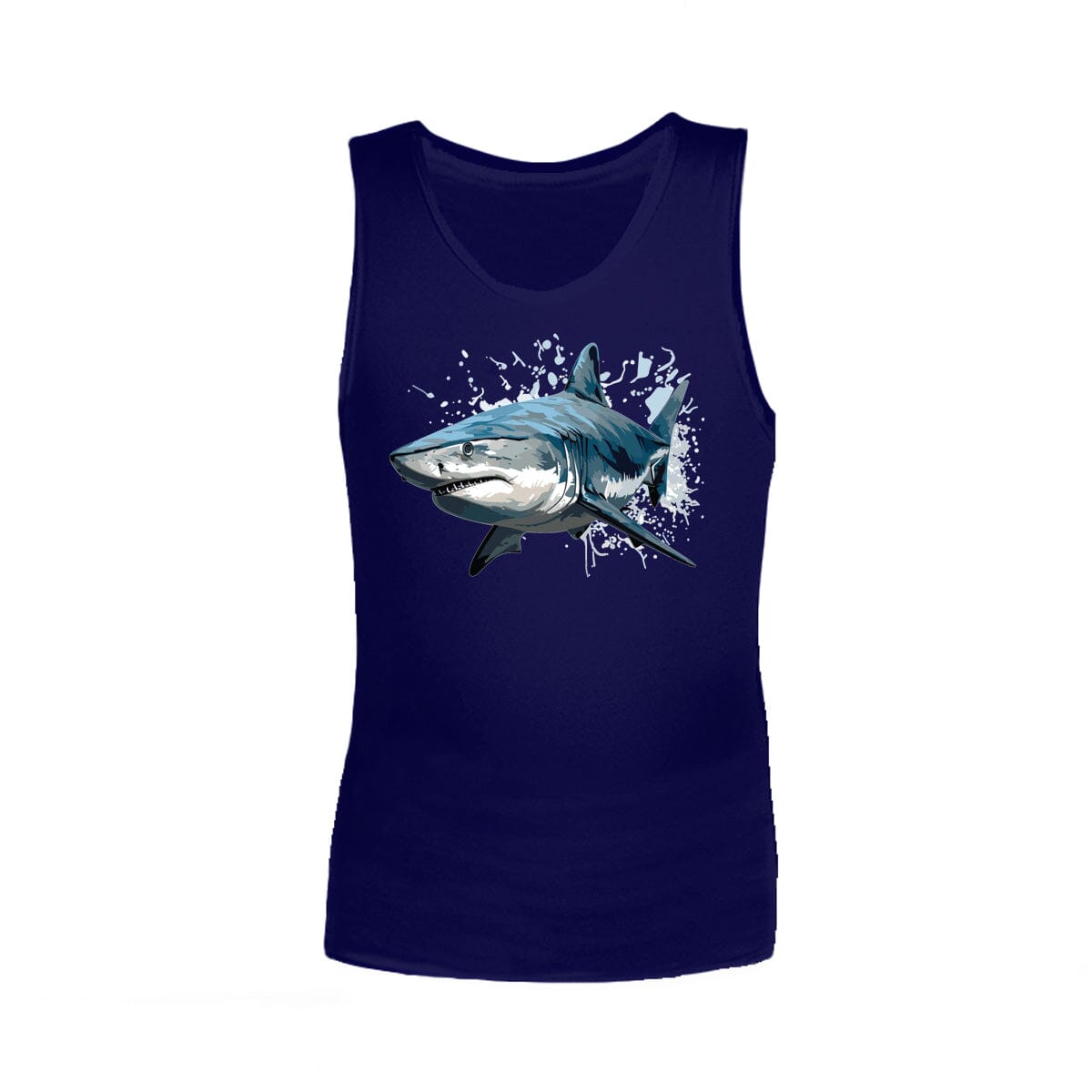 Sensory Singlet | Child | Shark Singlets JettProof.com.au 1 (48 - 49cm) Navy 