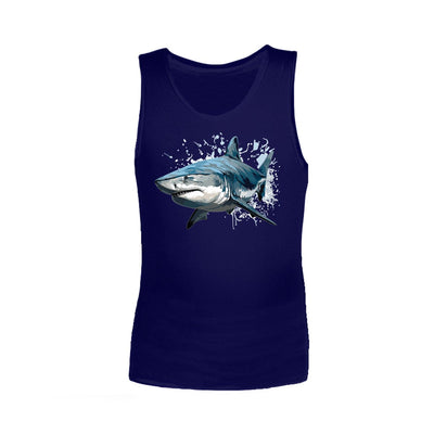 Sensory Singlet | Child | Shark Singlets JettProof.com.au 1 (48 - 49cm) Navy 