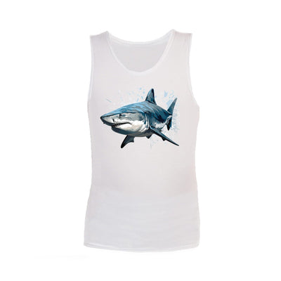 Sensory Singlet | Child | Shark Singlets JettProof.com.au 1 (48 - 49cm) White 