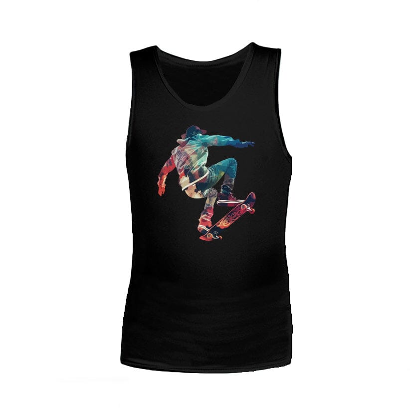 Sensory Singlet | Child | Skater Singlets JettProof 1 (48 - 49cm) Black 