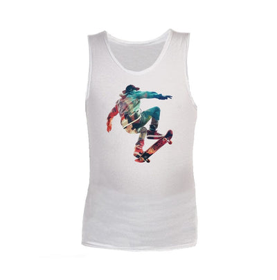 Sensory Singlet | Child | Skater Singlets JettProof 1 (48 - 49cm) White 