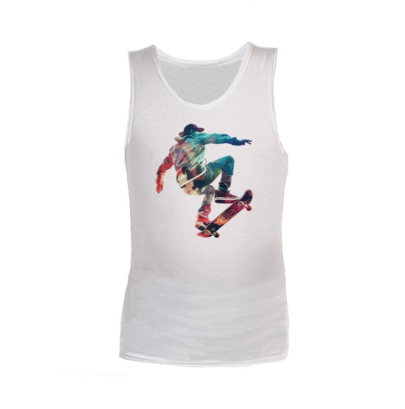 Sensory Singlet | Adult | Skate Sensory Singlet JettProof 4XS (70 - 74cm) White 