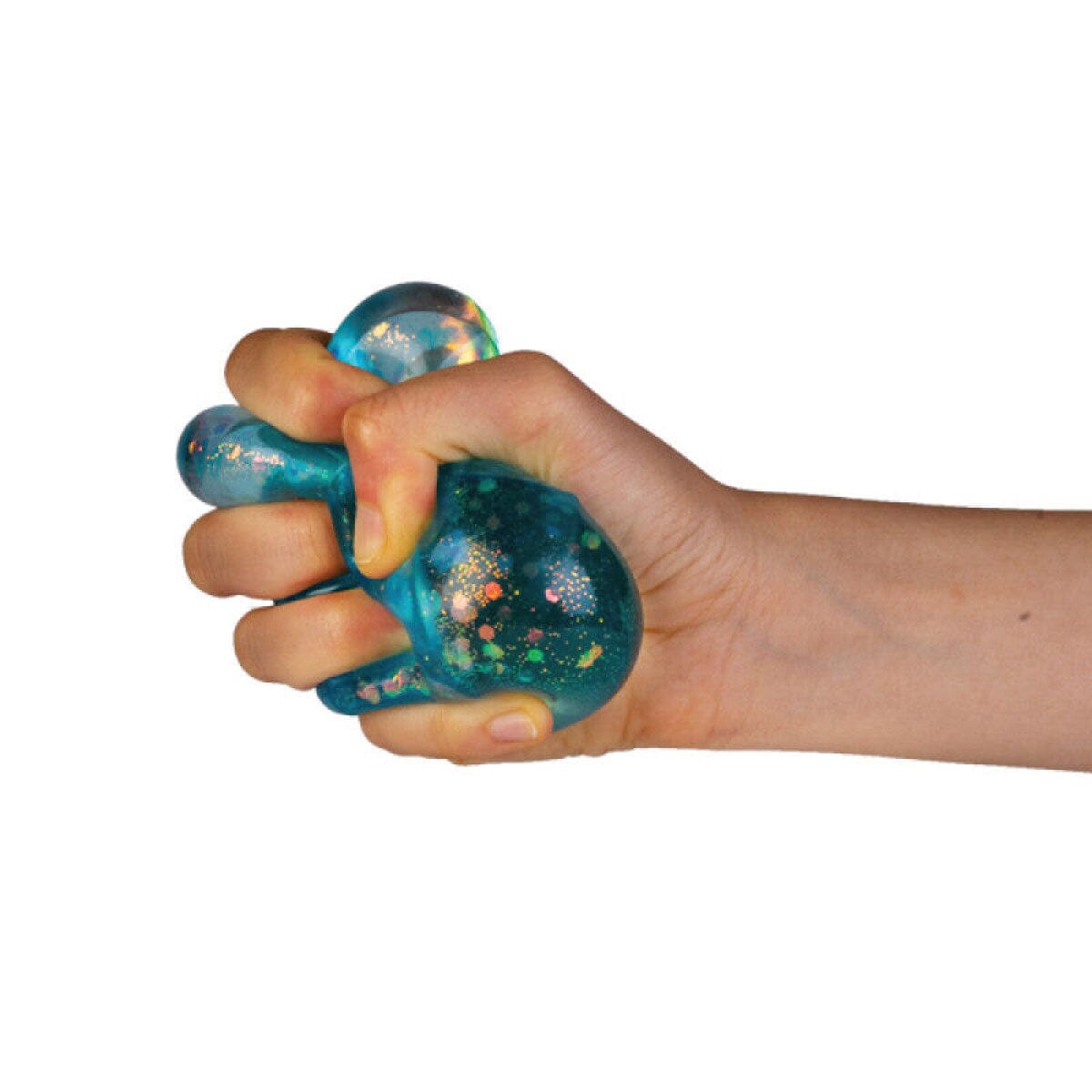 Smooshos Sparkling Glitter Polyhedron Super Squeeze - Assorted Sensory Toys JettProof 