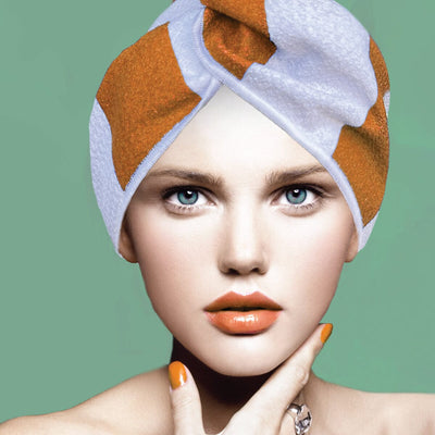 Tangerine Orange - Hair Wrap