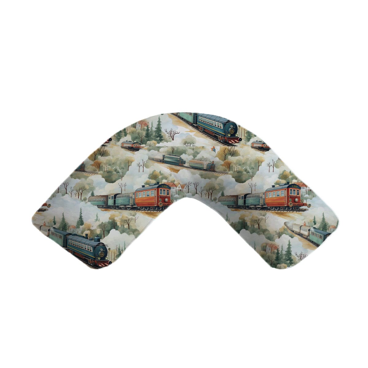 Trains Curved Sensory Pillowcase Sensory Pillowcase JettProof.com.au 