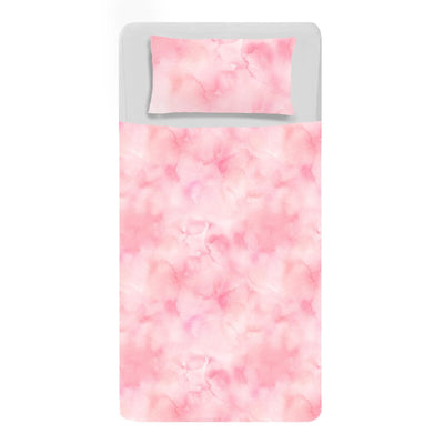 Pink Watercolour - Calming Sensory Compression Sheet Compression Sheets JettProof.com.au Single Bed 