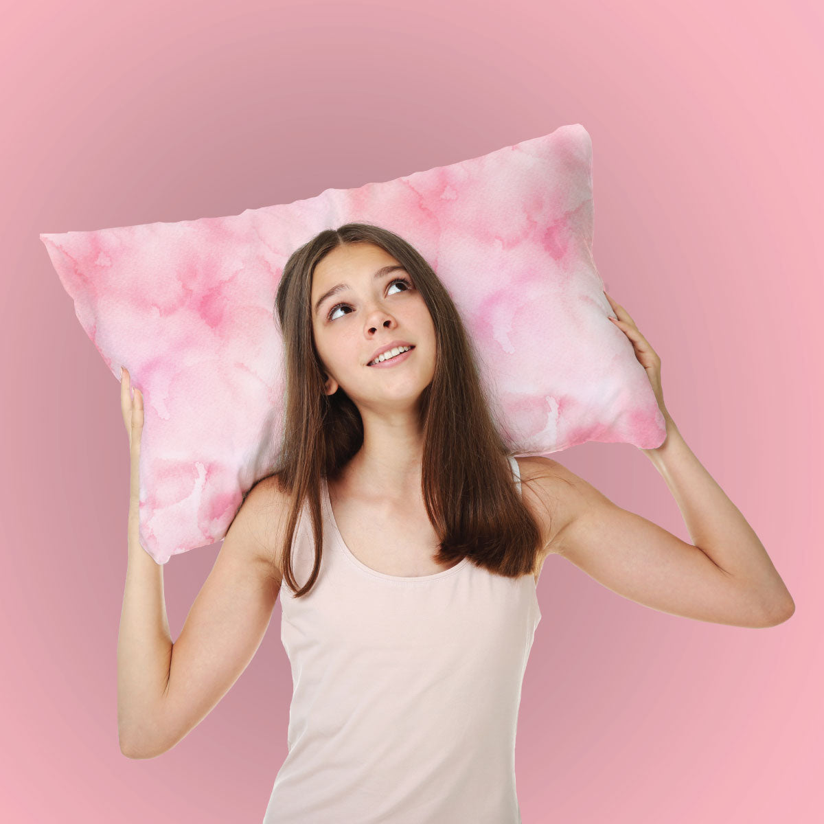 Pink Watercolour Sensory Pillowcase