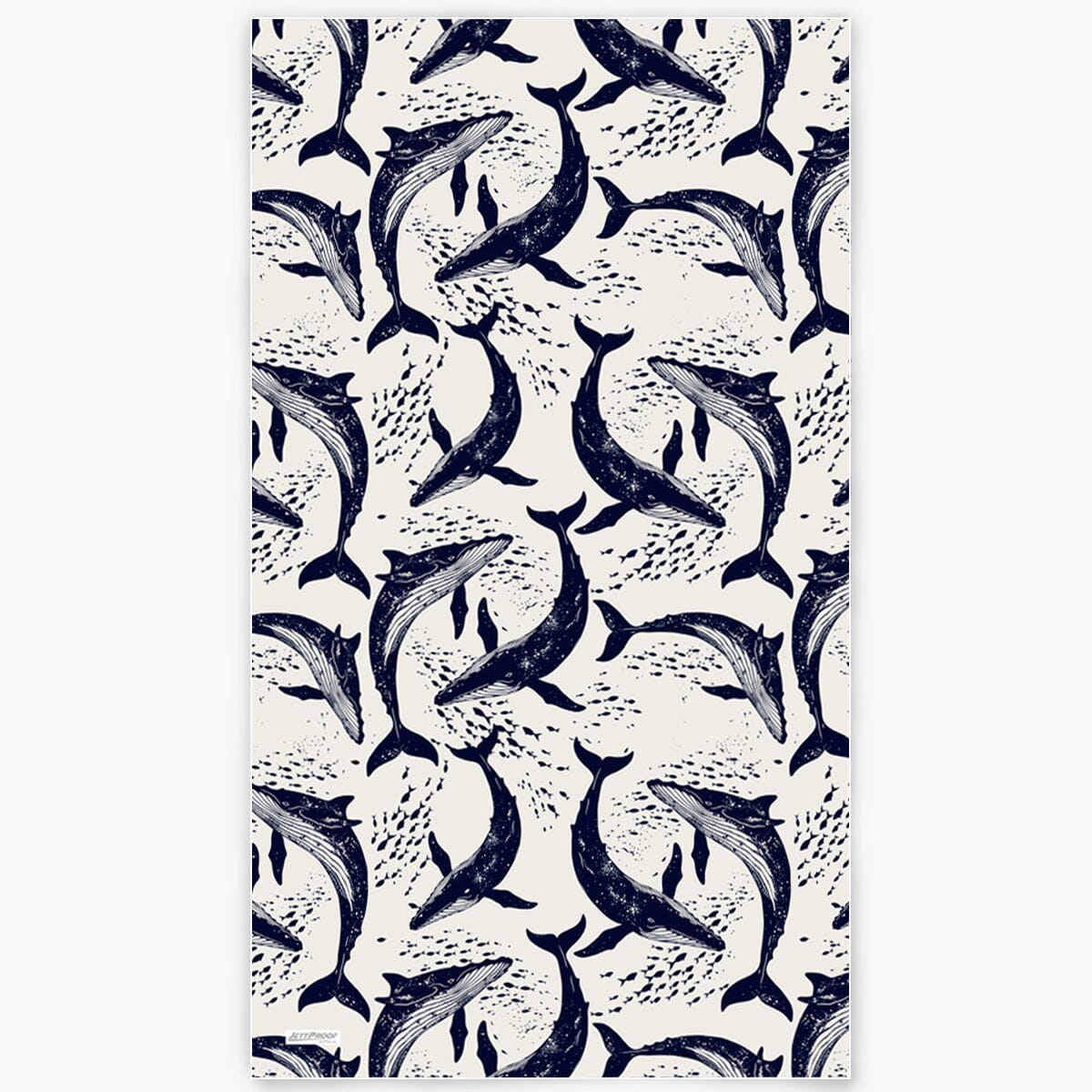 Whale Song - Kids Sand Free Beach Towel Sand Free Towel JettProof 