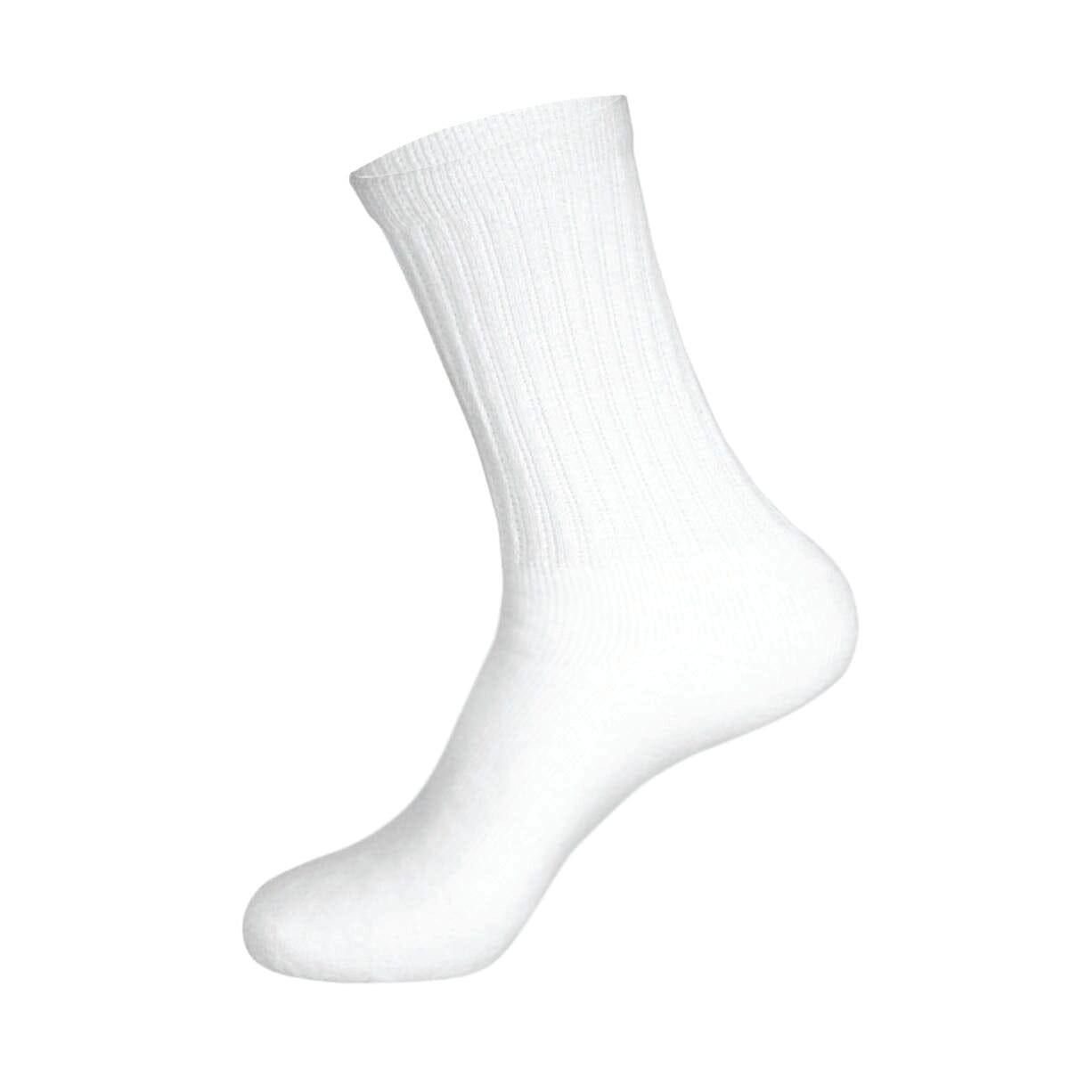 Sports Crew Socks | Adult | 3 Pack Socks JettProof Ladies size 9-11 White 