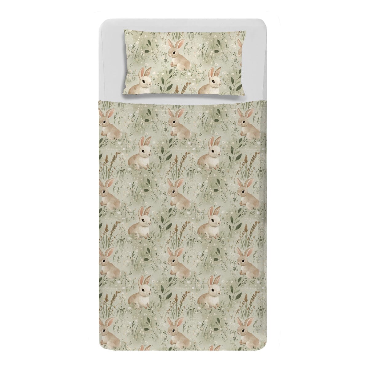 Wild Rabbits - Calming Sensory Compression Sheet Compression Bed Sheet JettProof.com.au Single Bed 
