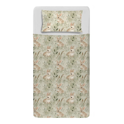 Wild Rabbits - Calming Sensory Compression Sheet Compression Bed Sheet JettProof.com.au Single Bed 