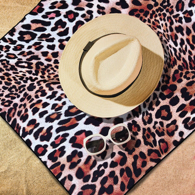 Leopard - Sand Free Beach Towel Sand-Free Towel JETTPROOF Calming Sensory Clothing Inspired by Jett 