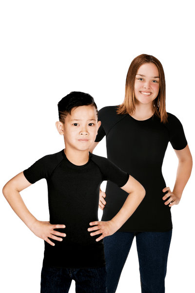 2 Pack Black Sensory Shirt Boys by Jett Proof