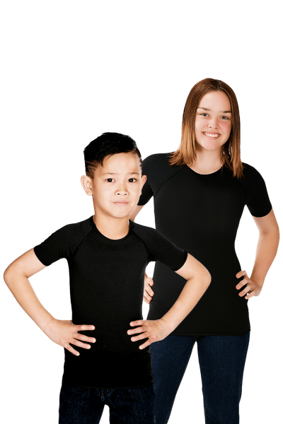2 Pack Black Sensory Shirt Girls by Jett Proof