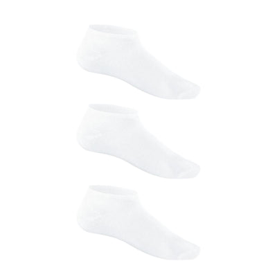 3 Pack Sensory Ankle Sock Adult White