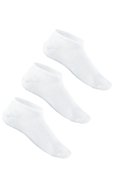 3 Pack White Ankle Socks by JettProof