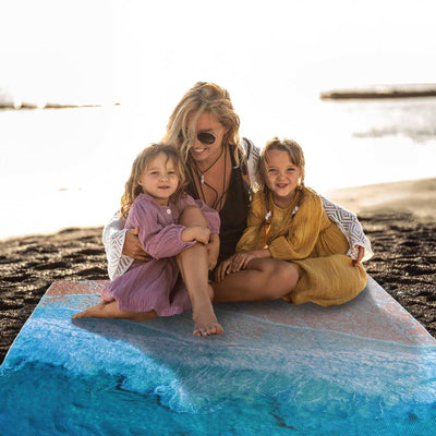 Beach Days - Beach Blanket Large Beach Towel JETTPROOF Calming Sensory Clothing Inspired by Jett 
