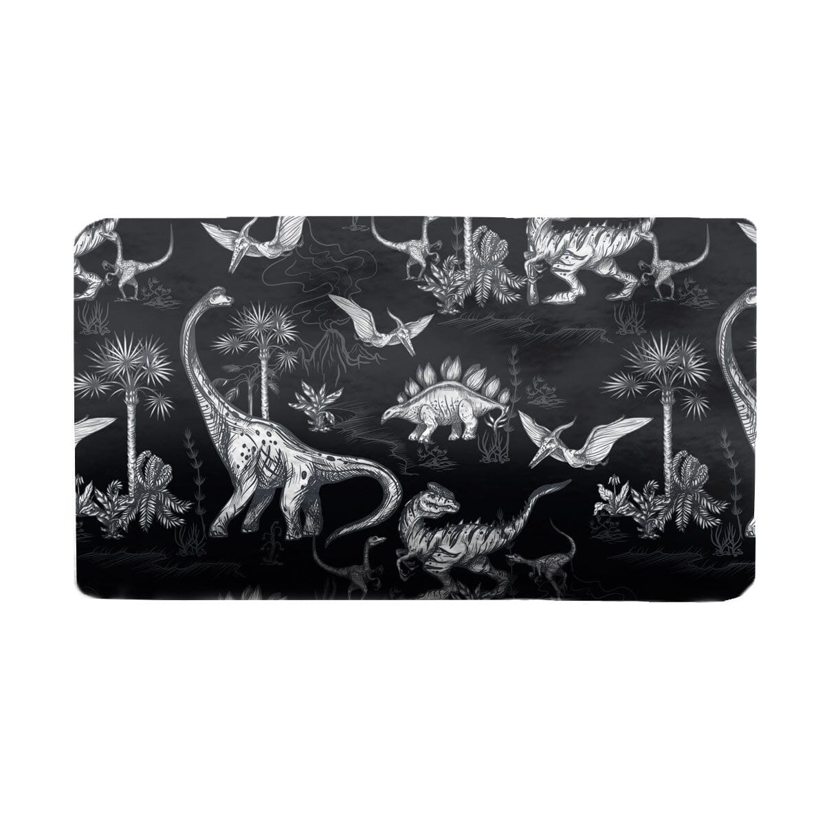 Black Dino - Plush Pillowcase Sensory Pillowcase JettProof.com.au 