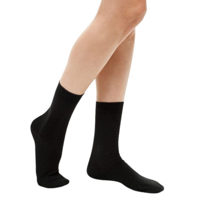 Seamless Feel Sensory Socks | Adult Socks JettProof.com.au Ladies size 5-8 Black 3 Pack
